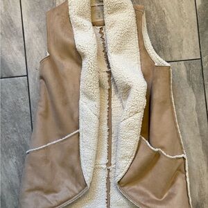 Athleta Faux Shearling Vest
